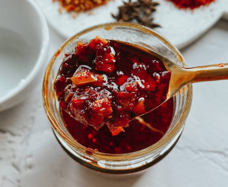 Aceite de chile picante estilo chino